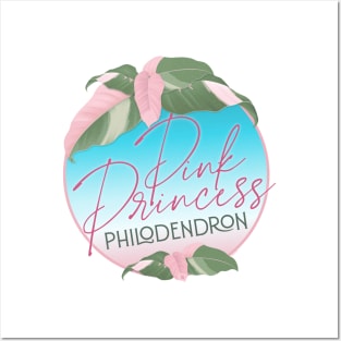 Pink Princess Philodenron Posters and Art